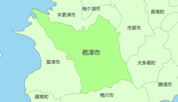 昭和27年版 千葉県君津郡君津町役場[君津町産業要覧]地図:君津町